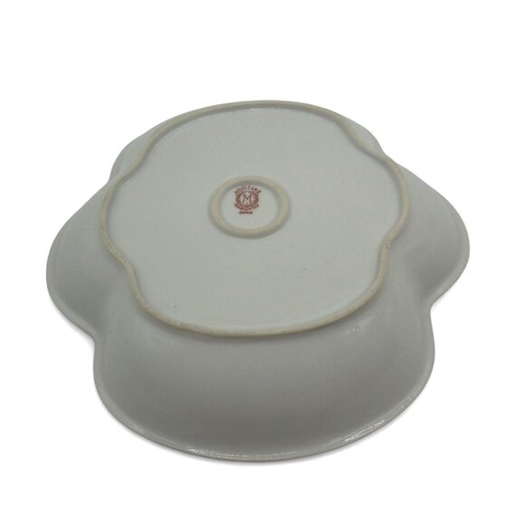 NORITAKE Floral Poppy Hand-Painted Porcelain Dish Made In Japan, Vintage - Picture 8 of 11